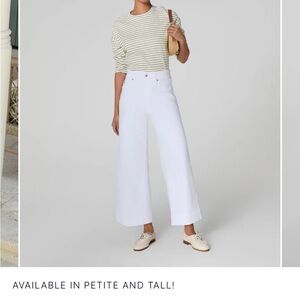 SPANX Cropped Wide Leg Jeans